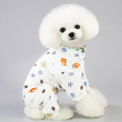 Warm Dogs Pajamas For Small Pet Dog Cat Clothes