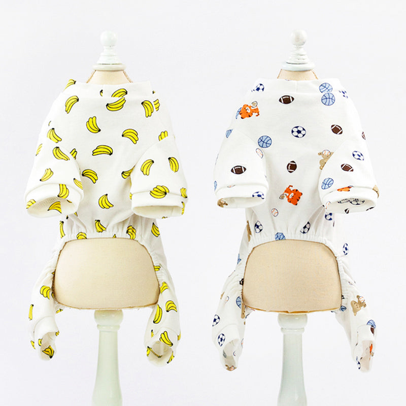 Warm Dogs Pajamas For Small Pet Dog Cat Clothes